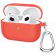 Mobigear Classic Coque Apple AirPods 3 Coque en Silicone Souple - Rouge