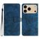 Mobigear Butterfly Housse iPhone 17 Pro Etui Porte-Monnaie - Bleu
