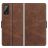 Mobigear Slim Magnet Housse Wiko Power U20 Etui Porte-Monnaie - Marron