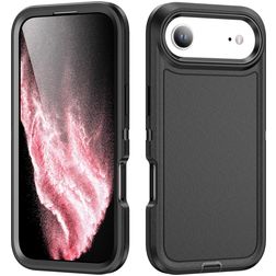 Mobigear Rugged iPhone Air Plastique rigide Coque arrière Antichoc - Noir