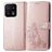 Mobigear Clover Housse Xiaomi 13 Etui Porte-Monnaie - Rose doré