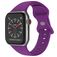 Mobigear Sport Dual Bracelet Silicone Apple Watch Fermeture à clou et passant - 49/46/45/44 mm - Lilas