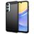 Mobigear Brushed Slim Coque Samsung Galaxy A16 Coque arrière en TPU Souple - Noir