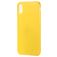 Mobigear Colors Coque iPhone XR Coque arrière en TPU Souple - Jaune