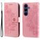 Mobigear Flowers Housse Samsung Galaxy S26 FE Etui Porte-Monnaie - Rose doré