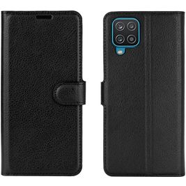 Mobigear Classic Housse Samsung Galaxy A12 Etui Porte-Monnaie - Noir Mobigear Classic Housse Samsung Galaxy A12 Etui Porte-Monnaie - Noir