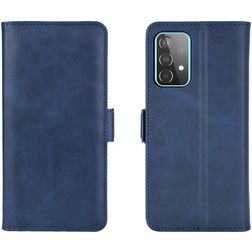 Mobigear Slim Magnet Housse Samsung Galaxy A52 Etui Porte-Monnaie - Dark Blue