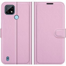 Mobigear Classic Housse Realme C21 Etui Porte-Monnaie - Rose