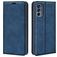 Mobigear Retro Slim Housse Motorola Moto G62 Etui Porte-Monnaie - Bleu