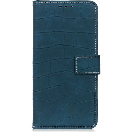 Mobigear Croco Housse Huawei P40 Etui Porte-Monnaie - Vert