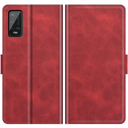 Mobigear Slim Magnet Housse Wiko Power U20 Etui Porte-Monnaie - Rouge