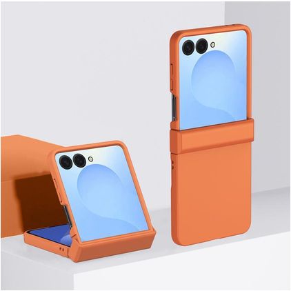 Mobigear Colors Coque Samsung Galaxy Z Flip 8 Coque arrière Rigide - Orange