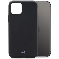 Mobilize Rubber Gelly Coque iPhone 11 Pro Max Coque arrière en TPU Souple - Matt Black
