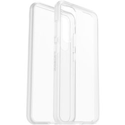 OtterBox React Coque Transparente Samsung Galaxy S24 Plus Coque arrière Rigide Anti-Chocs - Transparent
