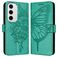 Mobigear Butterfly Housse Samsung Galaxy S24 FE Etui Porte-Monnaie - Vert