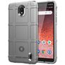 Mobigear Rugged Shield Coque Nokia 1 Plus Coque arrière en TPU Souple Anti-Chocs - Gris