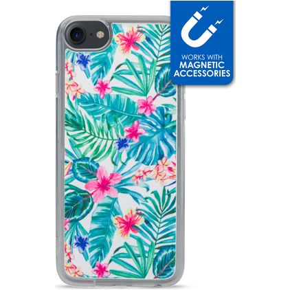 My Style Magneta Coque iPhone SE (2022) Coque arrière en TPU Souple - Jungle