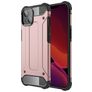 Mobigear Outdoor Coque iPhone 13 Mini Coque arrière Rigide Anti-Chocs - Rose doré