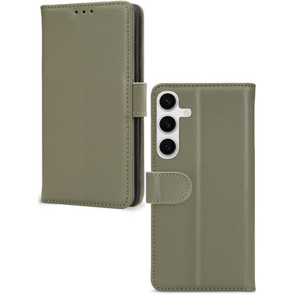 Mobilize Premium Gelly Wallet Housse Samsung Galaxy S24 Plus Etui Porte-Monnaie - Vert
