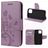 Mobigear Flowers Housse iPhone 12 Etui Porte-Monnaie - Violet