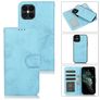 Mobigear Wallet Housse iPhone 12 Etui avec Coque Détachable Porte-Monnaie - Baby Blue
