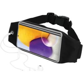 Mobiparts Comfort Fit Belt Brassard Téléphone Samsung Galaxy A72 Ceinture Coque de Sport en Neoprène - Noir