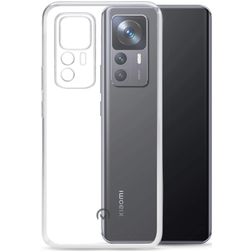 Mobilize Gelly Coque Transparente Xiaomi 12T Coque arrière en TPU Souple - Transparent