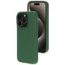 Mobiparts Coque iPhone 15 Pro Coque arrière en Silicone - Forest Green