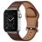 Mobigear Venezia Bracelet Cuir Apple Watch Fermeture boucle ardillon - 49/46/45/44 mm - Marron