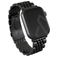 Burga Chic Royal Bracelet Acier Apple Watch Fermeture boucle déployante - 42/41/40/38 mm - Noir