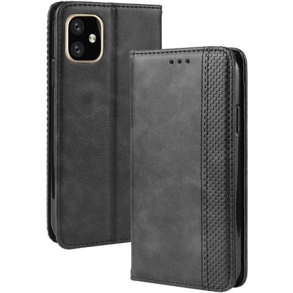 Mobigear Sensation iPhone 11 Étui Portefeuille - Noir