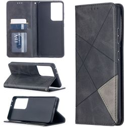 Mobigear Rhombus Slim Samsung Galaxy S21 Ultra Étui - Noir