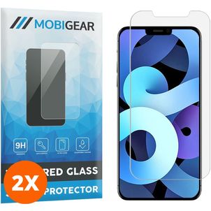 Mobigear iPhone 12 Mini Verre trempé Protection d'écran - Compatible Coque (Lot de 2)