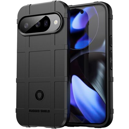 Mobigear Rugged Shield Coque Google Pixel 10 Coque arrière en TPU Souple Anti-Chocs - Noir