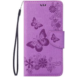 Mobigear Butterfly Housse iPhone 8 Etui Porte-Monnaie - Violet Mobigear Butterfly Housse iPhone 8 Etui Porte-Monnaie - Violet