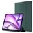 Mobigear Tri-Fold Gel Coque iPad Air 13 Pouces (2024) Etui en TPU,Similicuir + Porte-crayon - Vert