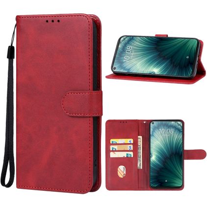 Mobigear Wallet HTC U23 Pro Étui Portefeuille - Rouge