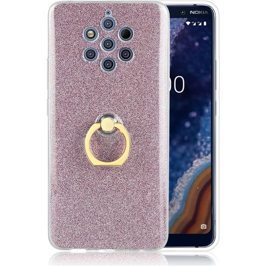 Mobigear Glitter Powder TPU Case Rose Gold Nokia PureView 9