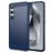 Mobigear Brushed Slim Coque Samsung Galaxy S24 FE Coque arrière en TPU Souple - Bleu