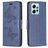 Mobigear Butterfly Xiaomi Redmi Note 12 Étui Portefeuille - Bleu