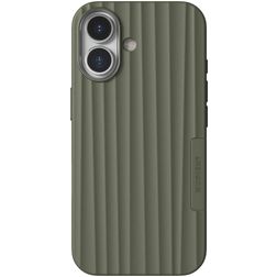 Nudient Bold iPhone 17 MagSafe Plastique rigide Coque arrière - Olive Green
