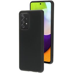 Mobiparts Coque Samsung Galaxy A52 Coque arrière en Silicone - Noir