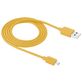 Haweel - Câble USB-A vers Micro USB 1 mètre - Jaune