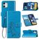 Mobigear Clover Housse iPhone 12 Pro Etui Porte-Monnaie - Bleu
