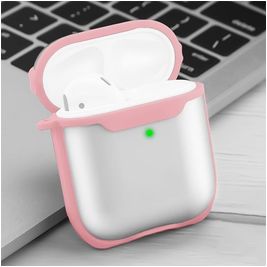 Mobigear Shockproof Coque Apple AirPods 2 Coque en en TPU Souple - Rose