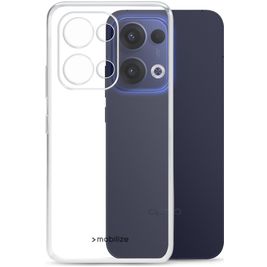 Mobilize Gelly Case Coque Transparente OPPO Reno 13 Coque arrière en TPU Souple - Transparent