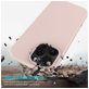 Mobigear Rubber Touch Coque iPhone 16 Pro Coque arrière en Silicone - Rose
