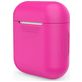 Mobigear Colors Coque Apple AirPods 1 Coque en Silicone Souple - Magenta