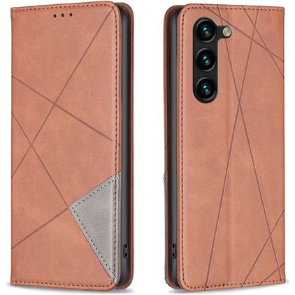 Mobigear Rhombus Slim Samsung Galaxy S25 Plus Étui - Marron