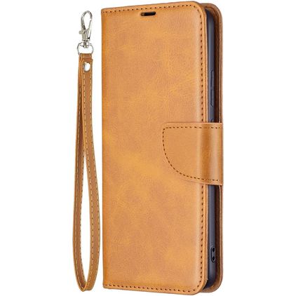 Mobigear Excellent Housse Xiaomi Redmi Note 11T Etui Porte-Monnaie - Cognac
